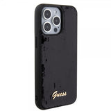 Guess iPhone 15 Pro Skal Sequin Svart