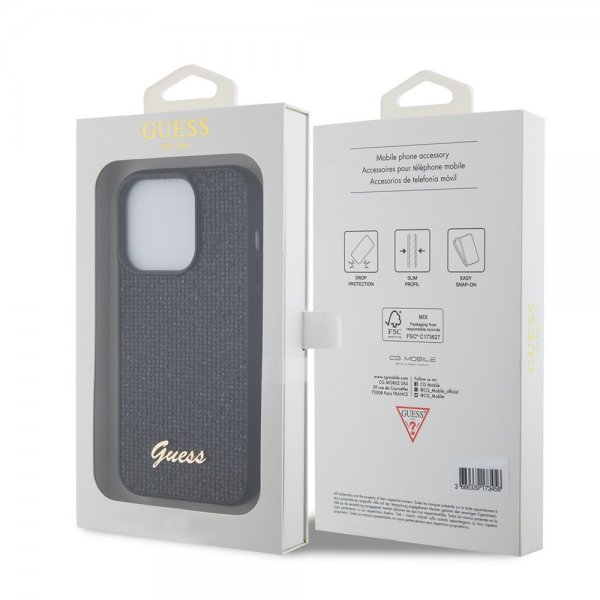 Guess iPhone 15 Pro Skal Sequin Svart