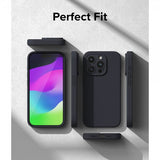 Ringke iPhone 15 Pro Skal Silicone Magnetic Deep Blue