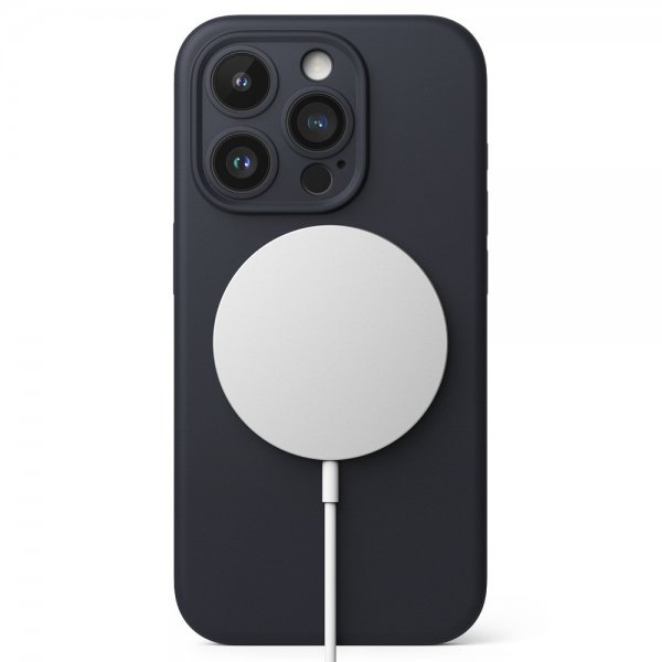 Ringke iPhone 15 Pro Skal Silicone Magnetic Deep Blue