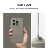 Ringke iPhone 15 Pro Skal Silicone Magnetic Grå