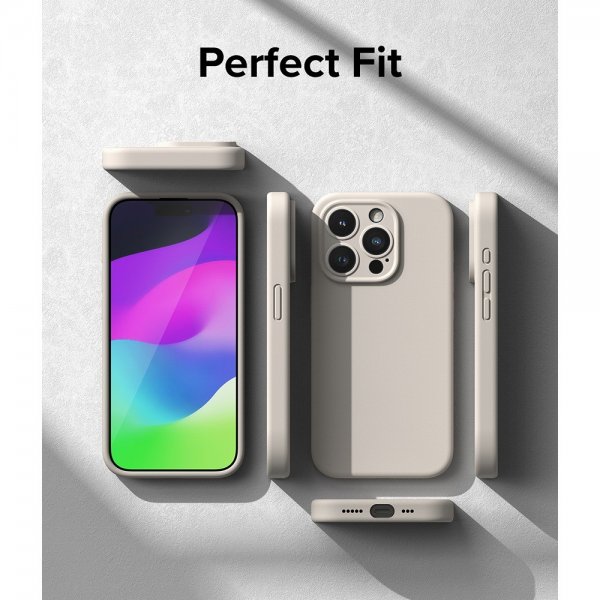 Ringke iPhone 15 Pro Skal Silicone Magnetic Stone