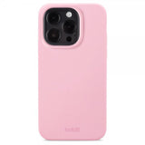 Holdit iPhone 15 Pro Skal Silikon Rosa