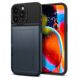 Spigen iPhone 15 Pro Skal Slim Armor CS Metal Slate