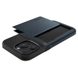 Spigen iPhone 15 Pro Skal Slim Armor CS Metal Slate