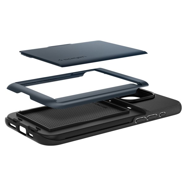 Spigen iPhone 15 Pro Skal Slim Armor CS Metal Slate