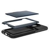 Spigen iPhone 15 Pro Skal Slim Armor CS Metal Slate