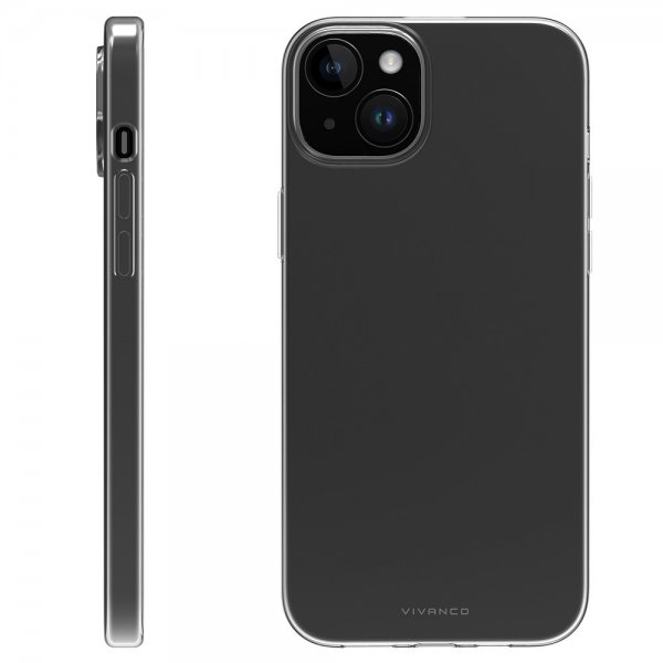 Vivanco iPhone 15 Plus Skal Slim TPU Transparent