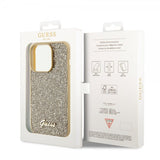 Guess iPhone 15 Pro Skal Square Mirror Guld