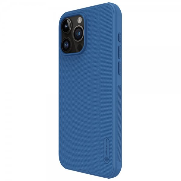 Nillkin iPhone 15 Pro Skal Super Frosted Shield Pro Blå