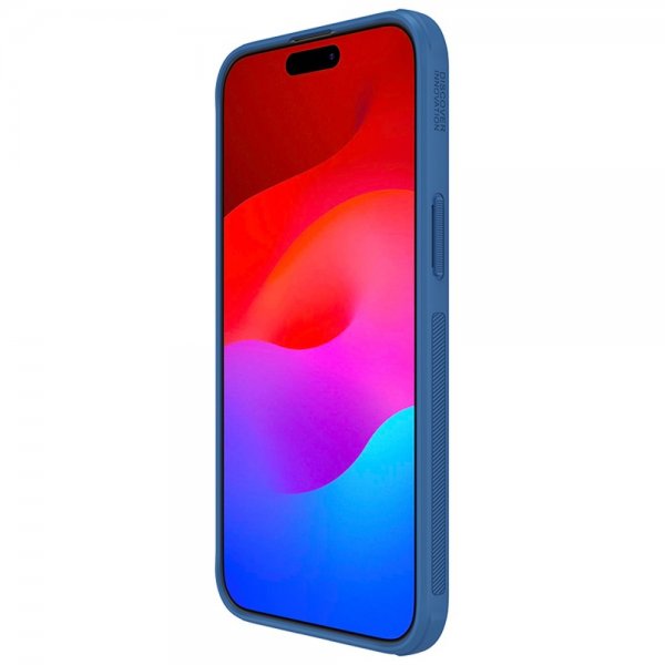 Nillkin iPhone 15 Pro Skal Super Frosted Shield Pro Blå