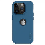 Nillkin iPhone 15 Pro Skal Super Frosted Shield Pro Logo Hole Blå