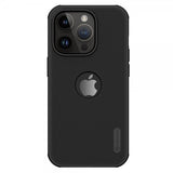 Nillkin iPhone 15 Pro Skal Super Frosted Shield Pro Logo Hole Svart