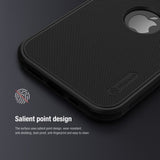 Nillkin iPhone 15 Pro Skal Super Frosted Shield Pro Logo Hole Svart