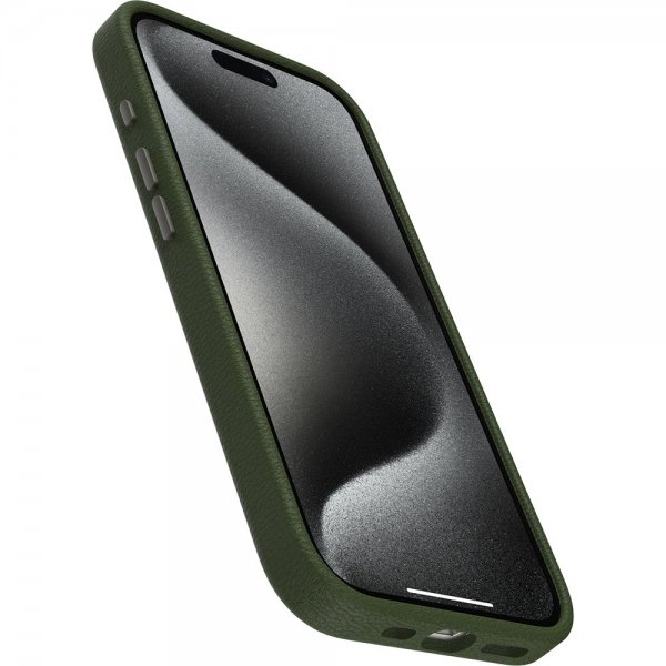 Otterbox iPhone 15 Pro Skal Symmetry Cactus Leather MagSafe Cactus Groove