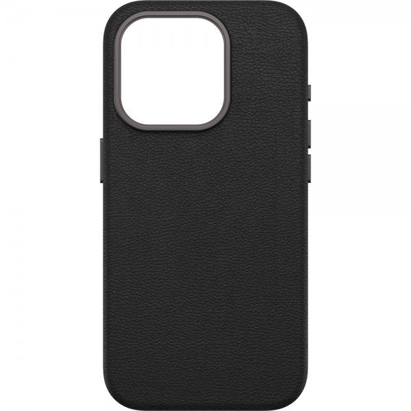 Otterbox iPhone 15 Pro Skal Symmetry Cactus Leather MagSafe Noir Ash