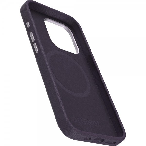 Otterbox iPhone 15 Pro Skal Symmetry Cactus Leather MagSafe Plum Luxe