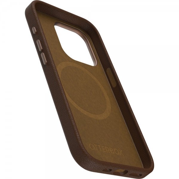 Otterbox iPhone 15 Pro Skal Symmetry Cactus Leather MagSafe Rich Adobe