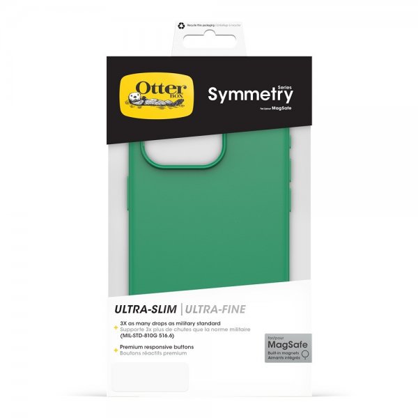 Otterbox iPhone 15 Pro Skal Symmetry MagSafe Green Juice