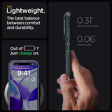 Spigen iPhone 15 Pro Skal Thin Fit Abyss Green