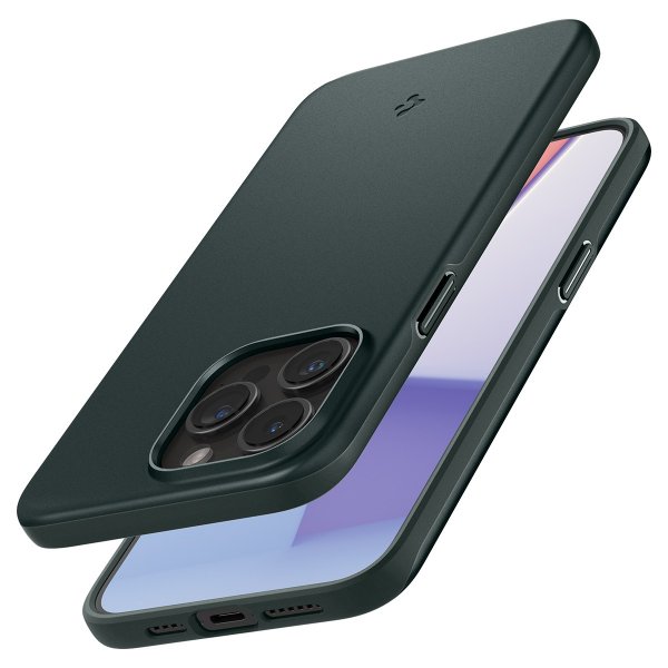 Spigen iPhone 15 Pro Skal Thin Fit Abyss Green