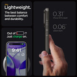 Spigen iPhone 15 Pro Skal Thin Fit Gunmetal