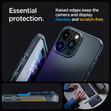 Spigen iPhone 15 Pro Skal Thin Fit Metal Slate