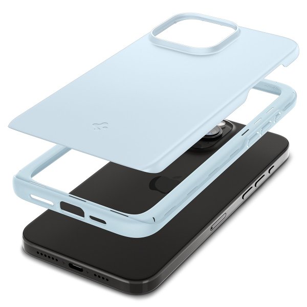 Spigen iPhone 15 Pro Skal Thin Fit Mute Blue