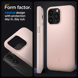 Spigen iPhone 15 Pro Skal Thin Fit Pink Sand