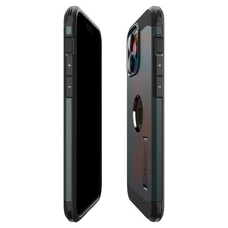Spigen iPhone 15 Pro Skal Tough Armor MagFit Abyss Green