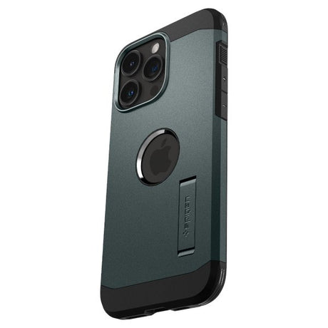 Spigen iPhone 15 Pro Skal Tough Armor MagFit Abyss Green