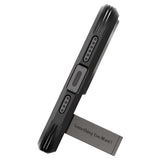 Spigen iPhone 15 Pro Skal Tough Armor MagFit Gunmetal