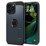 Spigen iPhone 15 Pro Skal Tough Armor MagFit Metal Slate