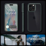 Spigen iPhone 15 Pro Skal Ultra Hybrid Frost Green