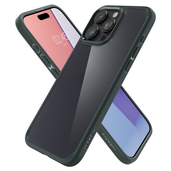 Spigen iPhone 15 Pro Skal Ultra Hybrid Frost Green