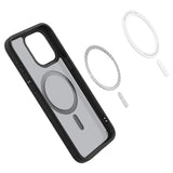 Spigen iPhone 15 Pro Skal Ultra Hybrid MagFit Frost Black