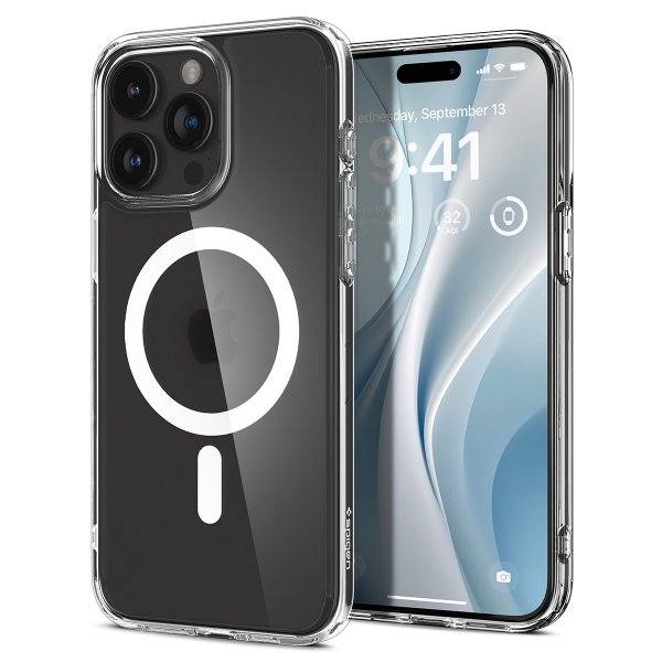 Spigen iPhone 15 Pro Skal Ultra Hybrid MagFit Frost Clear
