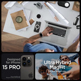 Spigen iPhone 15 Pro Skal Ultra Hybrid MagFit Frost Clear