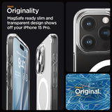 Spigen iPhone 15 Pro Skal Ultra Hybrid MagFit Frost Clear