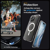 Spigen iPhone 15 Pro Skal Ultra Hybrid MagFit Frost Clear