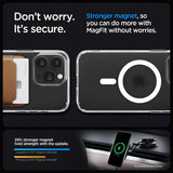 Spigen iPhone 15 Pro Skal Ultra Hybrid MagFit Frost Clear