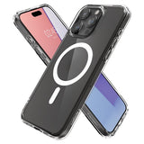 Spigen iPhone 15 Pro Skal Ultra Hybrid MagFit Frost Clear