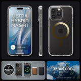Spigen iPhone 15 Pro Skal Ultra Hybrid MagFit Guld