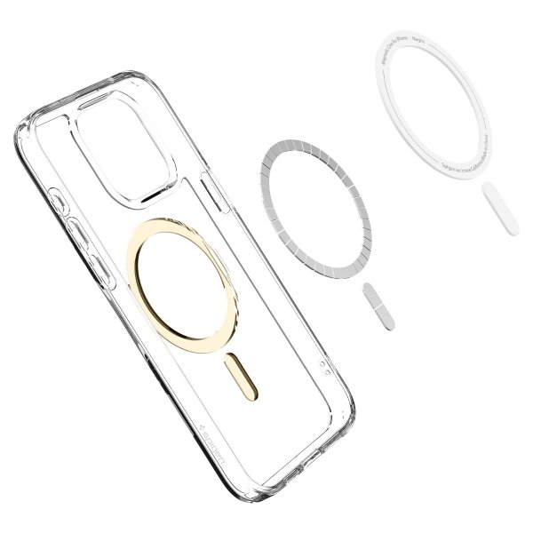 Spigen iPhone 15 Pro Skal Ultra Hybrid MagFit Guld