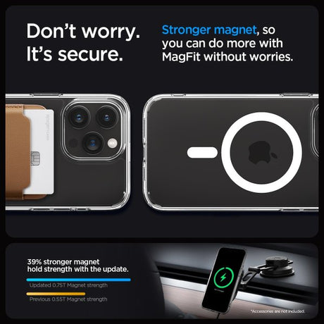 Spigen iPhone 15 Pro Skal Ultra Hybrid MagFit Vit