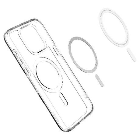 Spigen iPhone 15 Pro Skal Ultra Hybrid MagFit Vit