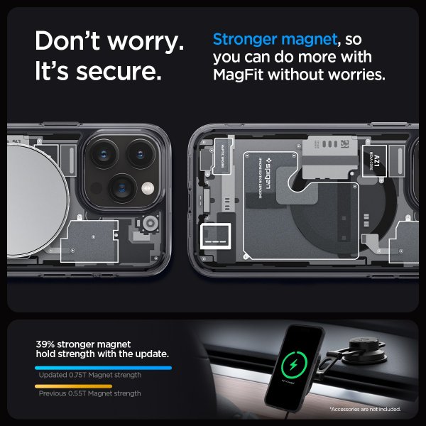 Spigen iPhone 15 Pro Skal Ultra Hybrid MagFit Zero One