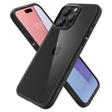 Spigen iPhone 15 Pro Skal Ultra Hybrid Matte Matte Black