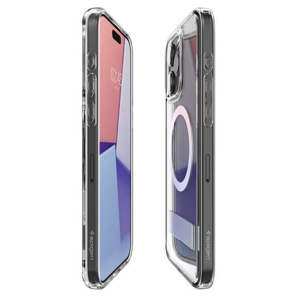Spigen iPhone 15 Pro Skal Ultra Hybrid S MagFit Crystal Clear