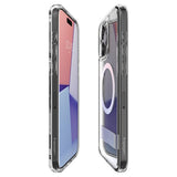Spigen iPhone 15 Pro Skal Ultra Hybrid S MagFit Crystal Clear